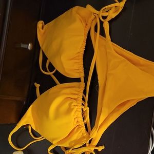 Yellow bikini size large